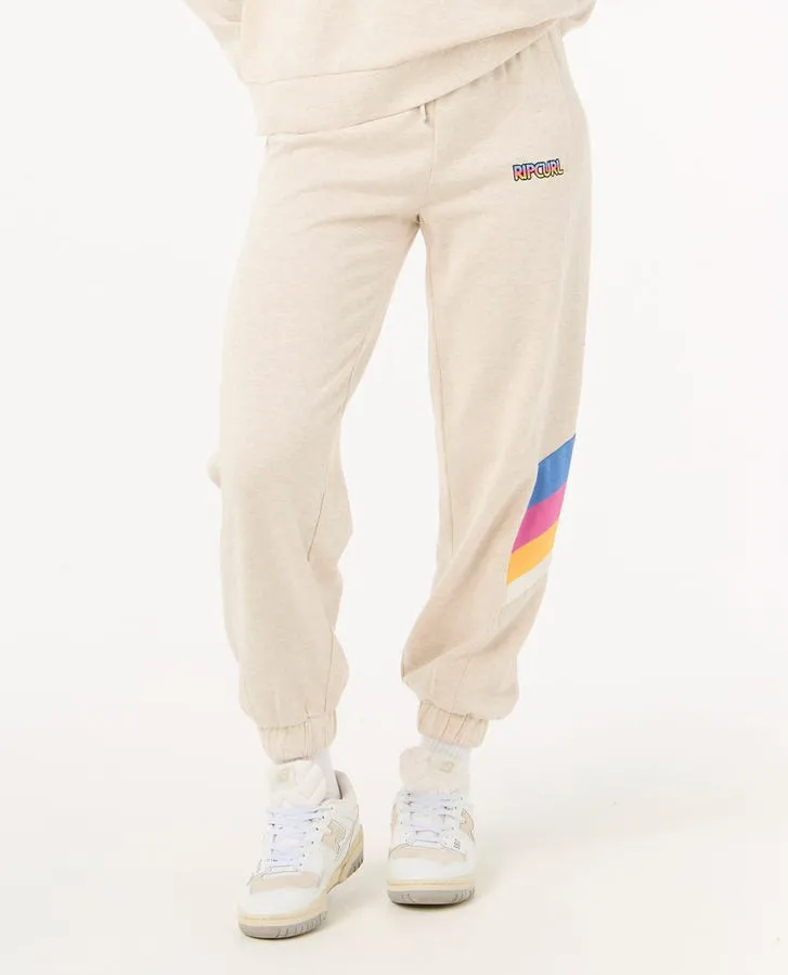 Дамско Спортно Долнище Панталон Rip Curl LAS DALIAS TRACK PANTS OATMEAL MARLE