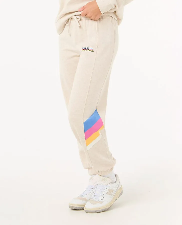 Дамско Спортно Долнище Панталон Rip Curl LAS DALIAS TRACK PANTS OATMEAL MARLE — снимка 2