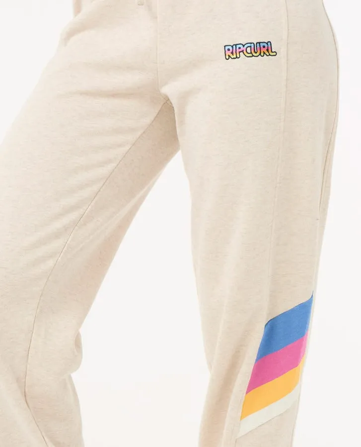 Дамско Спортно Долнище Панталон Rip Curl LAS DALIAS TRACK PANTS OATMEAL MARLE — снимка 3