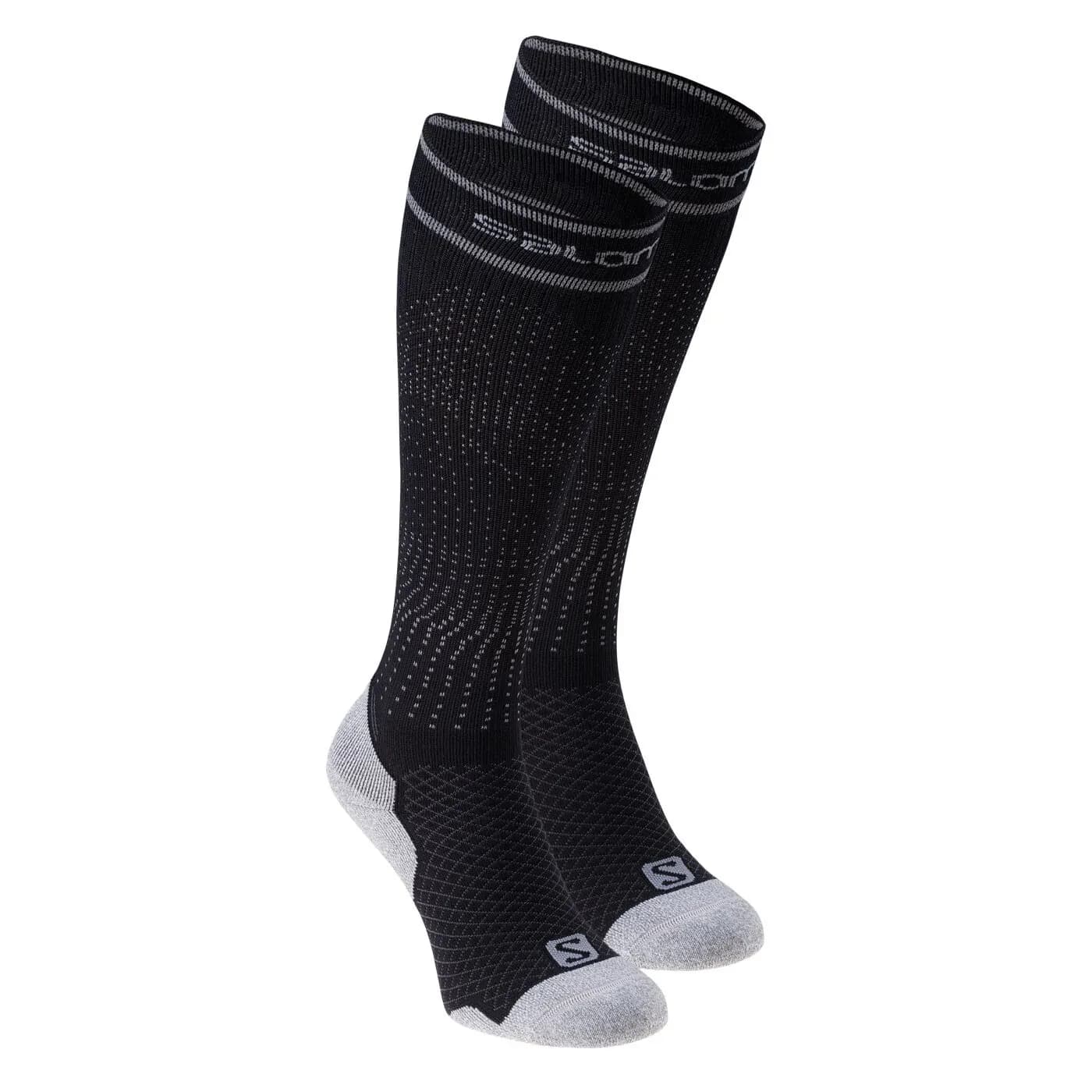 Чорапи Salomon COOLPRESSION DX+SX BLACK/ALLOY — снимка 2