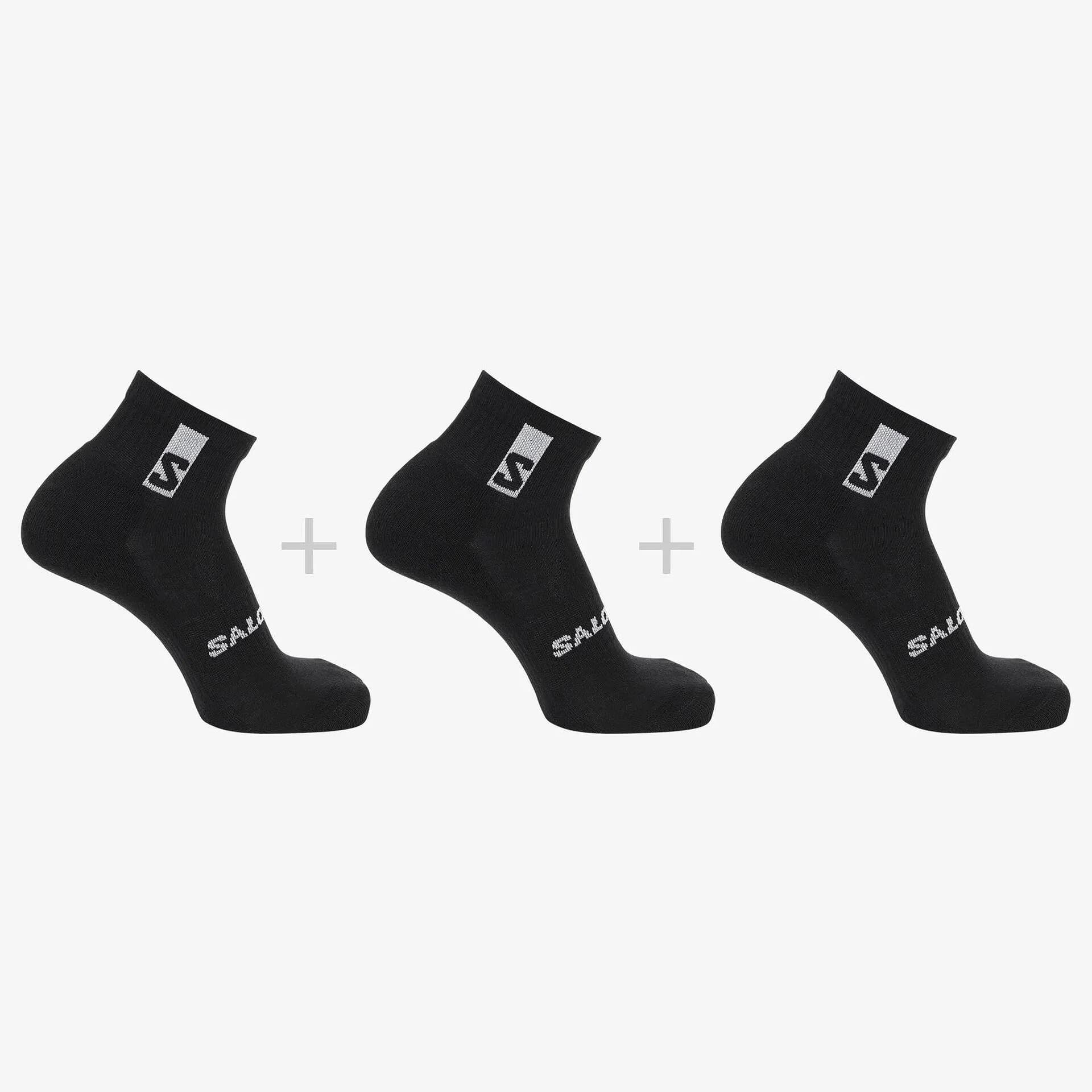 Чорапи Salomon EVERYDAY ANKLE 3-PACK BLACK