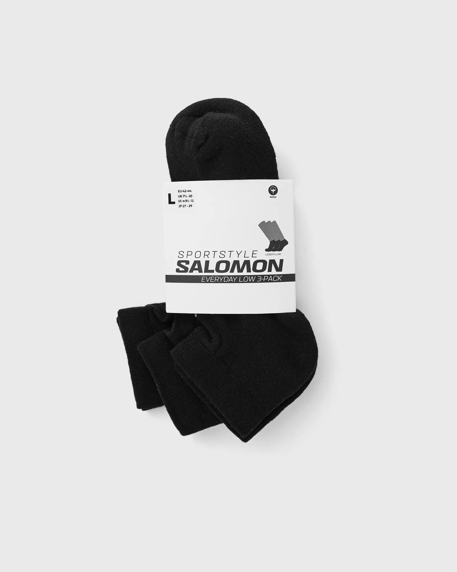 Чорапи Salomon EVERYDAY LOW 3-PACK BLACK