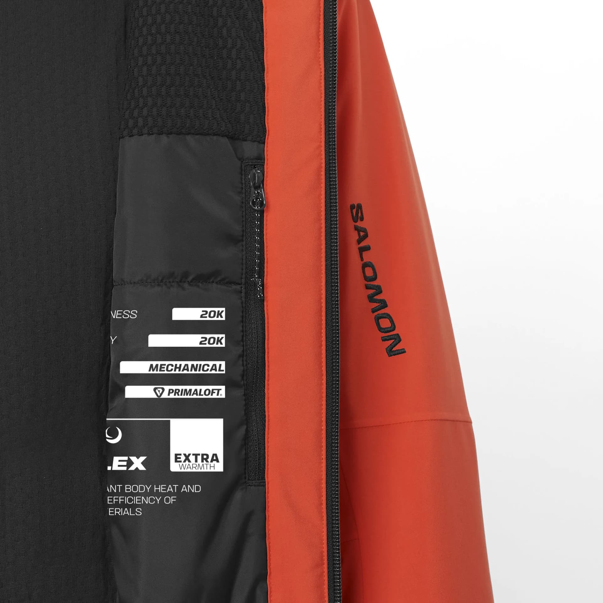 Мъжко Ски Яке Salomon BRILLIANT 2.0 CHERRY TOMATO 20K/20K — view 7