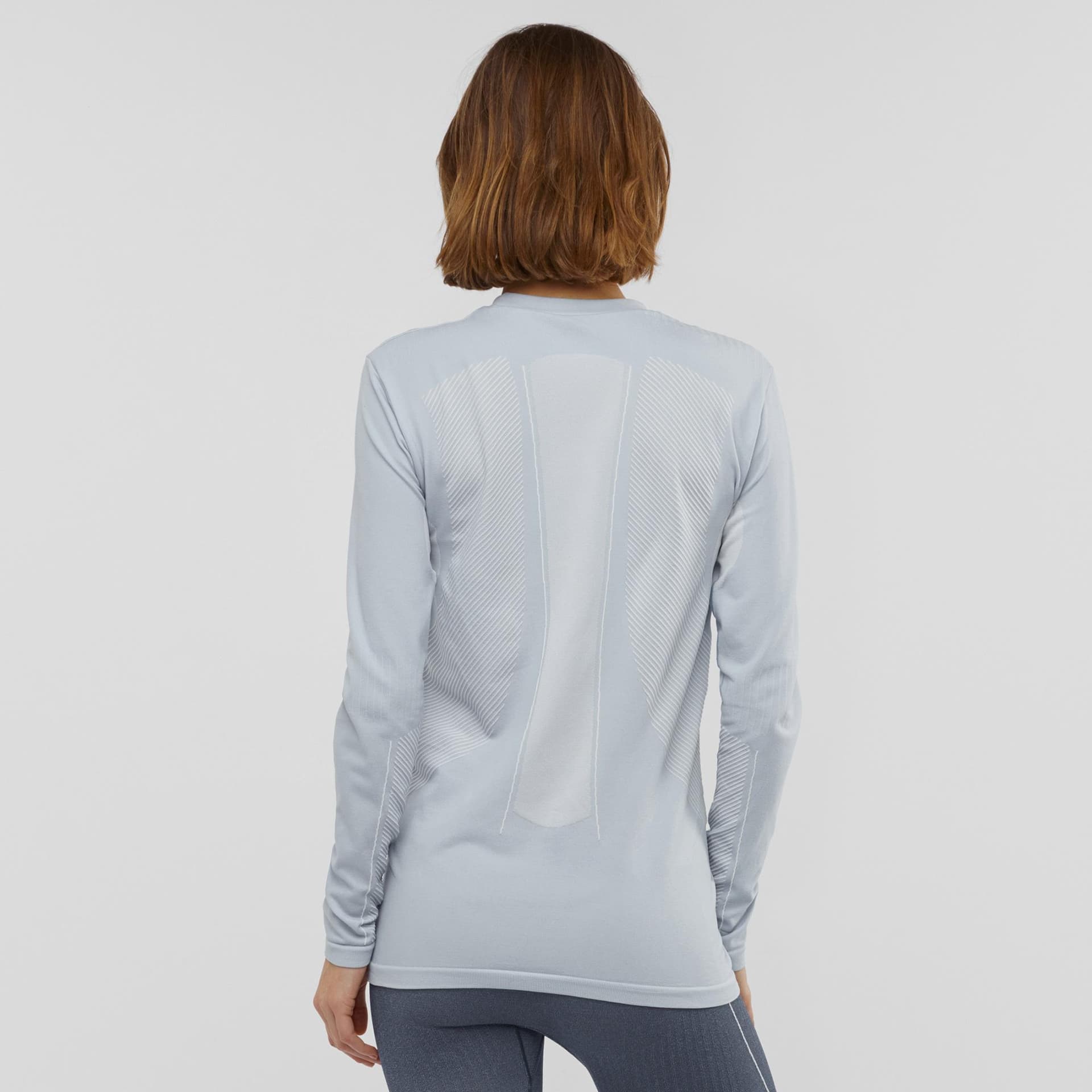 Термобельо Salomon PRIMO WARM SEAMLESS TEE W KENTUCKY BLUE — снимка 2