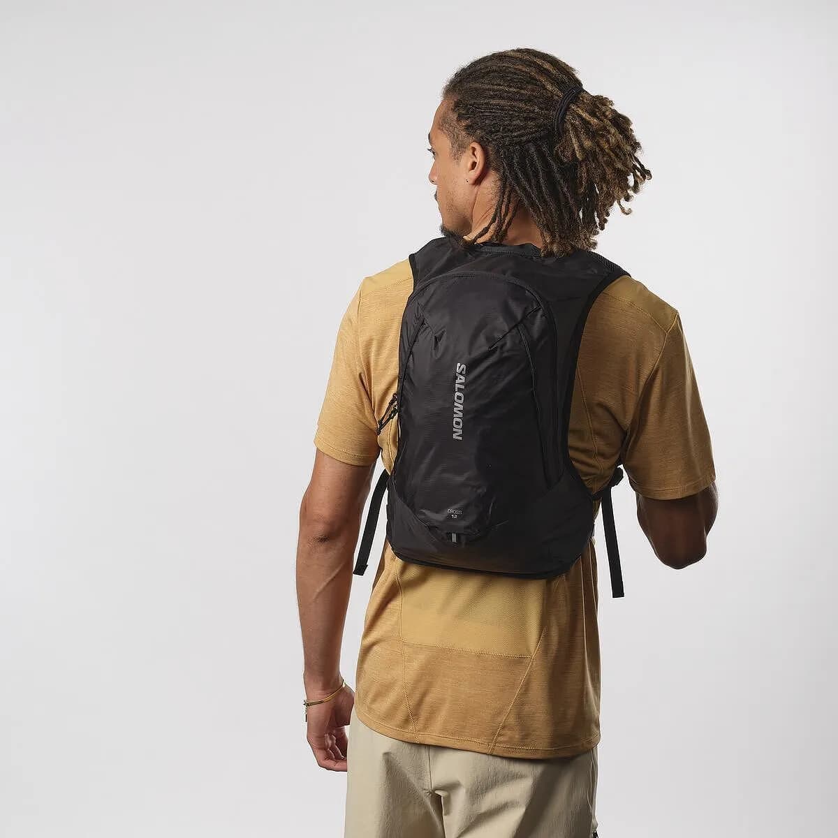 Раница за бягане Salomon CROSS 12 BLACK — снимка 7