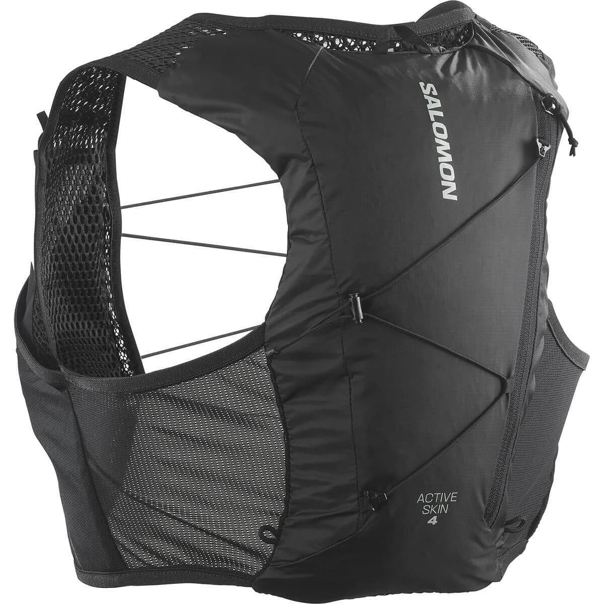 Раница за бягане Salomon ACT SKIN 4 NO FLASKS BLACK/METAL — view 2