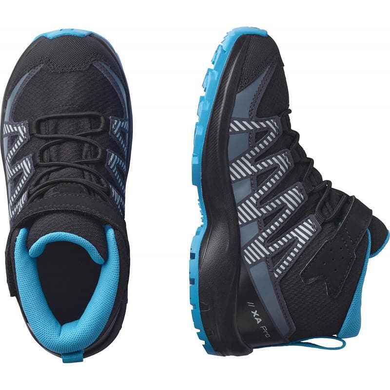 Детски Обувки Salomon XA PRO V8 MID CSWP K Black/Monumen — view 3