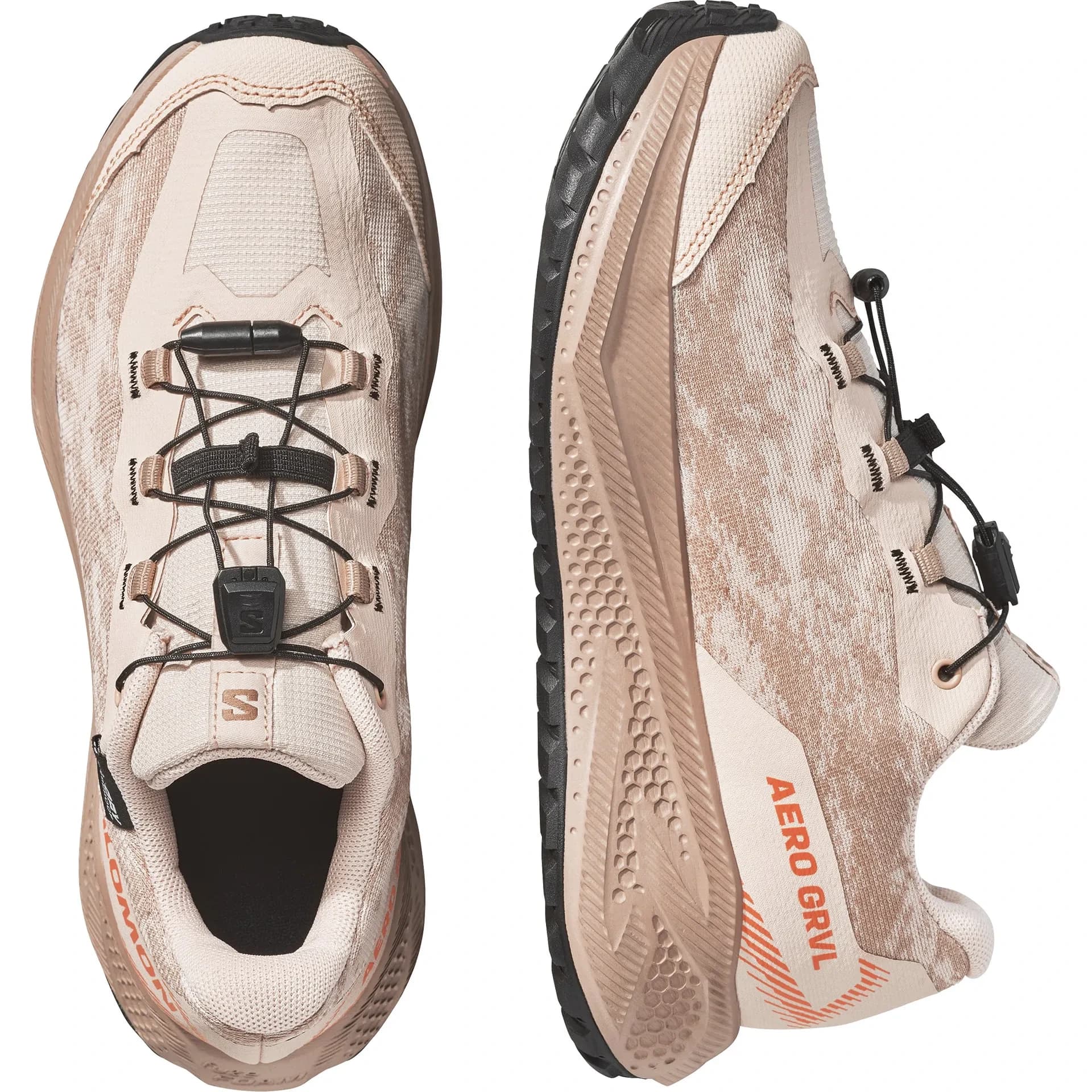 Обувки Salomon AERO GRVL WP J Tapioc/Whpep/Nectrn — view 3