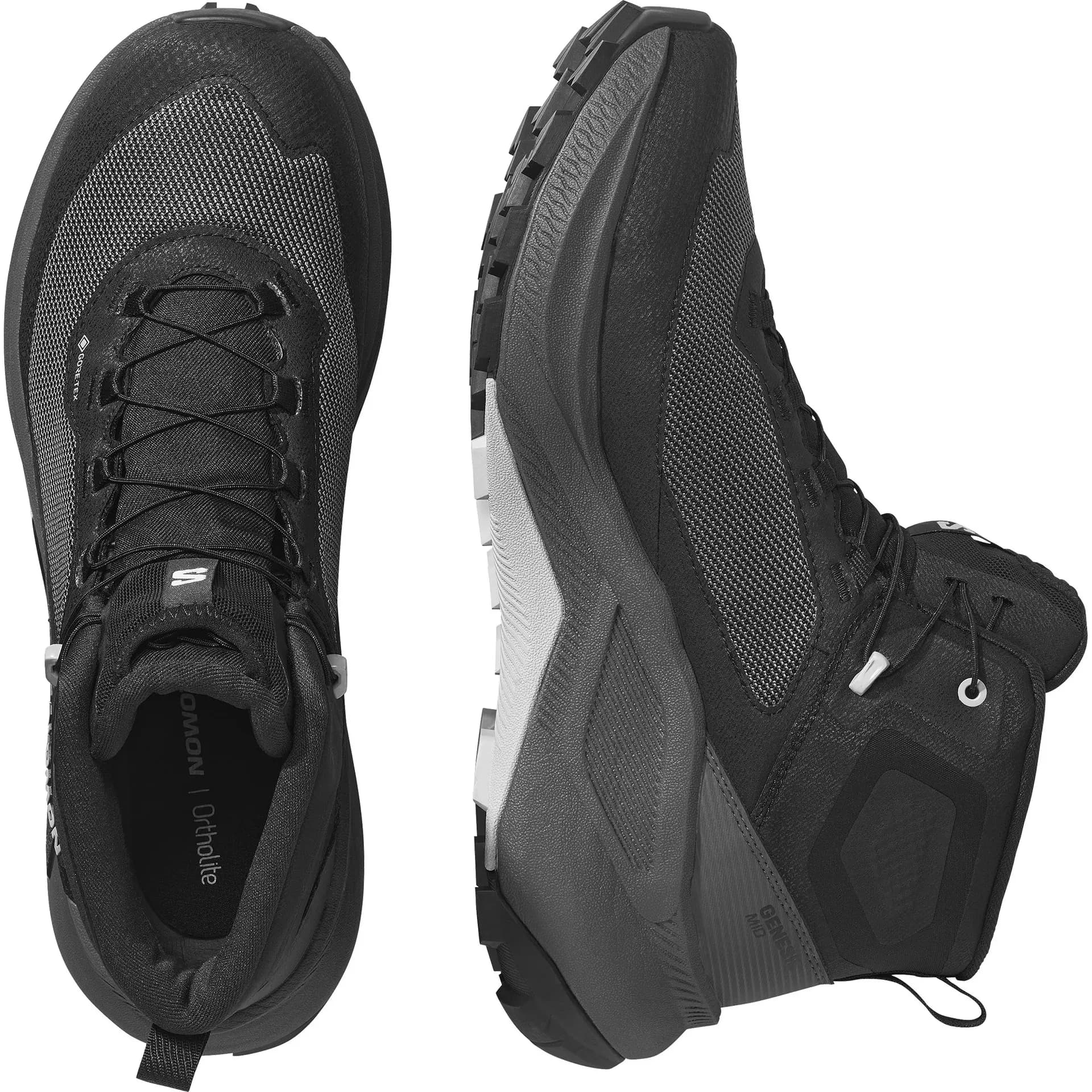 Обувки Salomon GENESIS MID GTX Blk/Asphalt/Allo — снимка 3