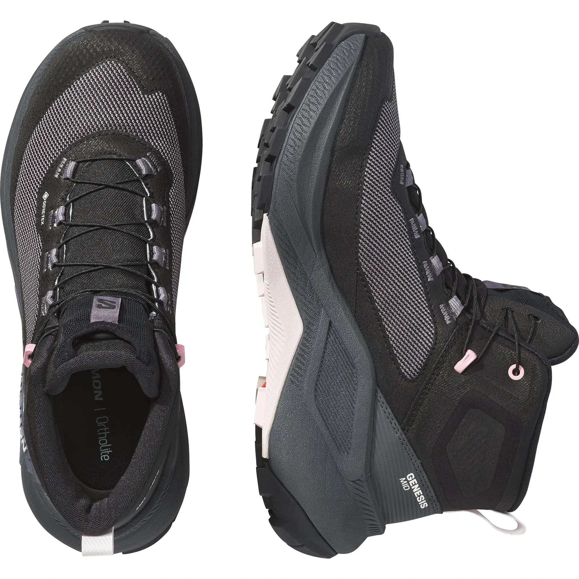 Обувки Salomon GENESIS MID GTX W Blk/Dawn P/Lil — view 3