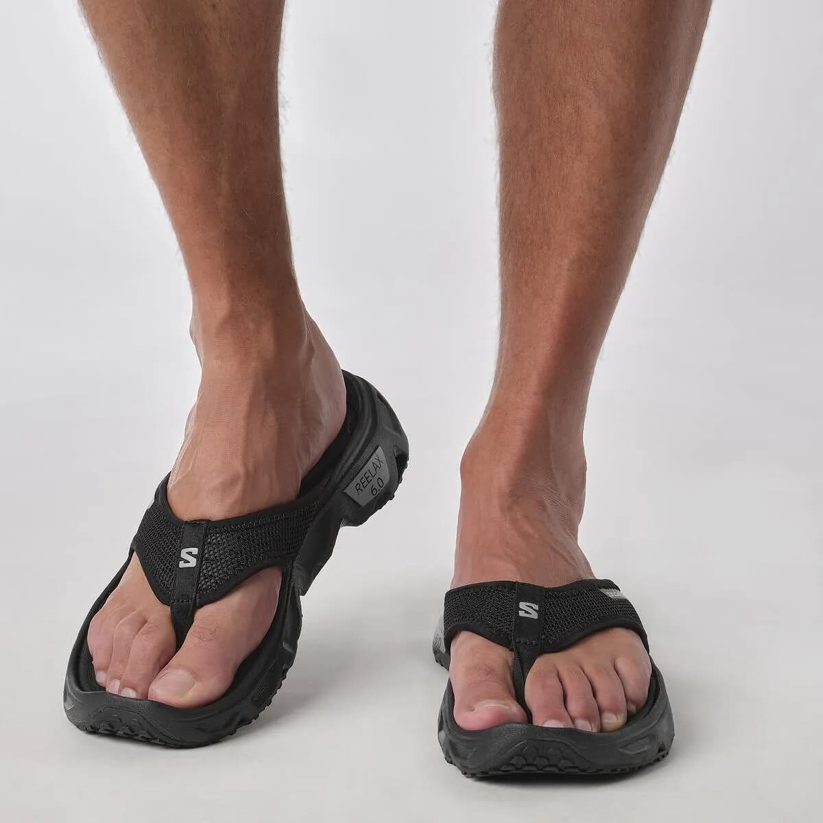 Мъжки Джапанки Salomon REELAX BREAK 6.0 Black/Black/Alloy — снимка 6