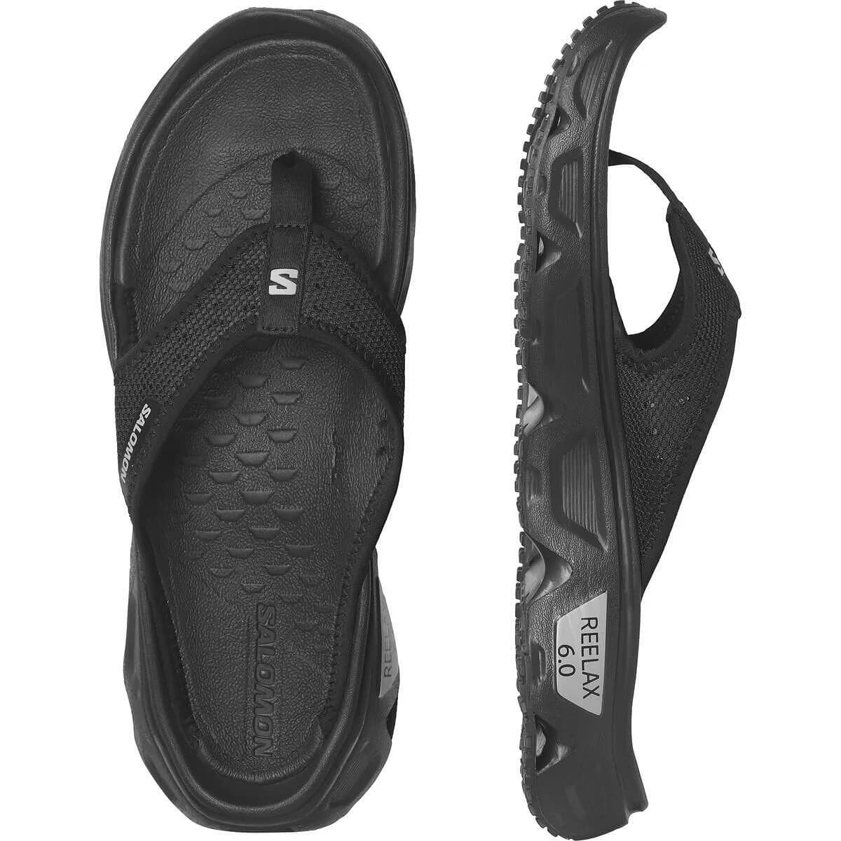Мъжки Джапанки Salomon REELAX BREAK 6.0 Black/Black/Alloy — снимка 4