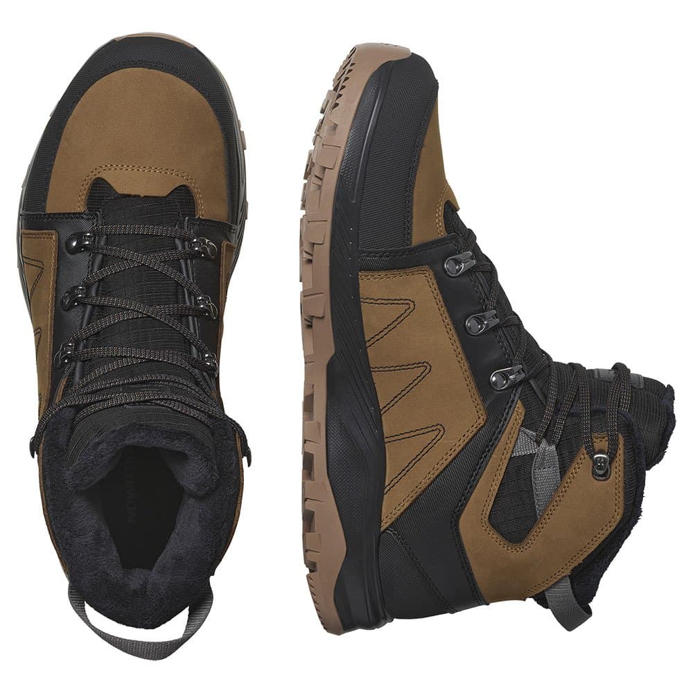 Мъжки Зимни Обувки Salomon OUTCHILL TS CSWP Rubber/Black/Mgnt — снимка 2