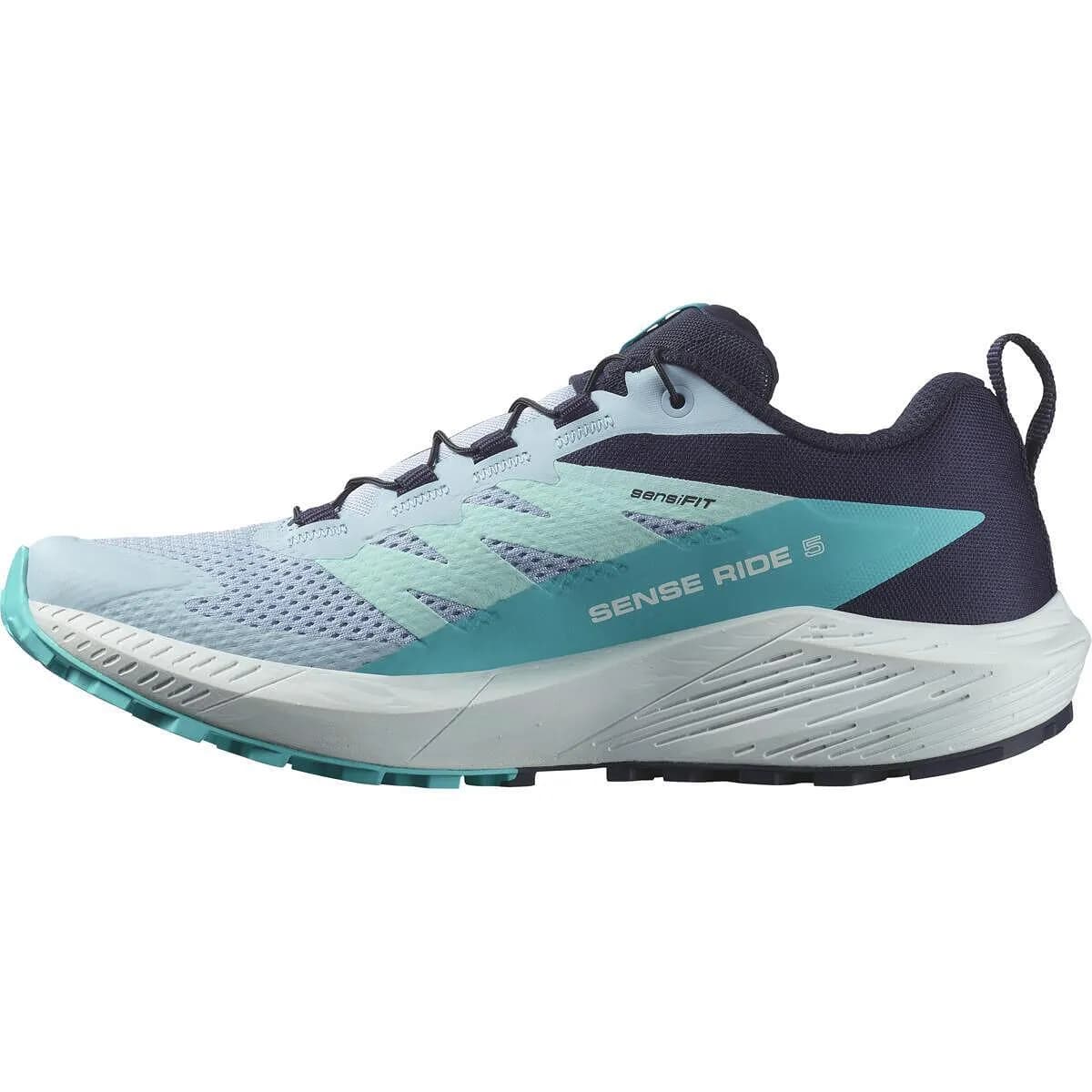 Дамски обувки за бягане Salomon SENSE RIDE 5 W Cashbl/Carbon/Peabl — view 4