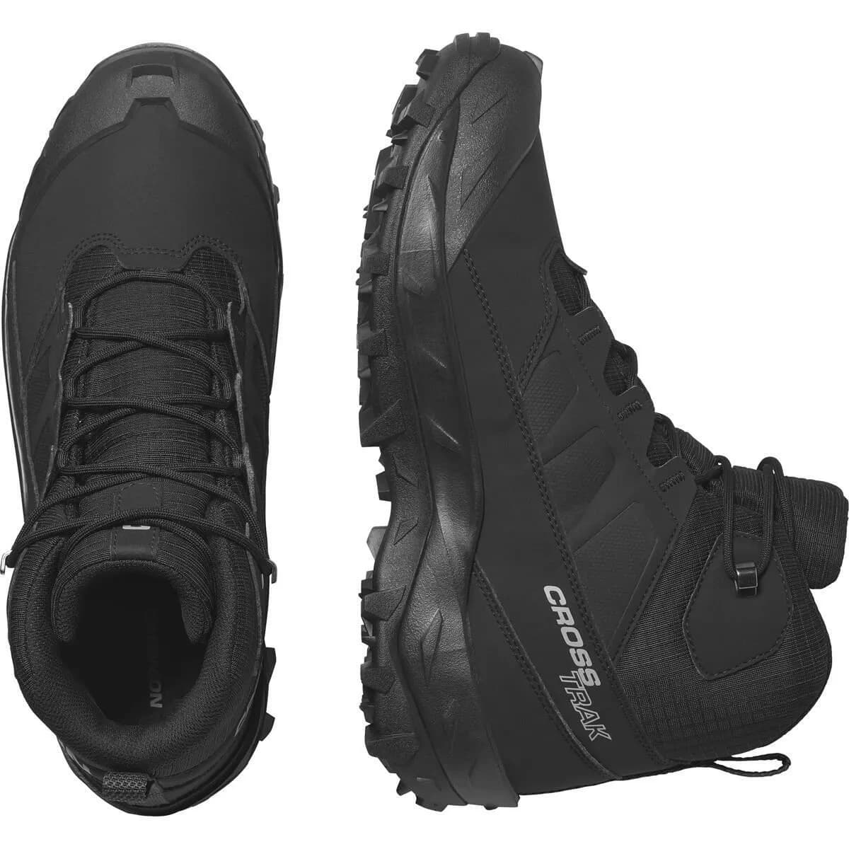 Обувки Salomon CROSSTRAK WP Blk/Blk/Asphalt — снимка 3