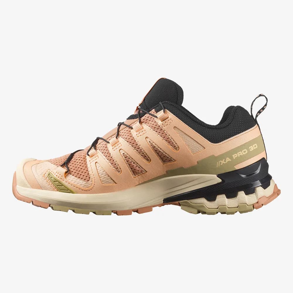Дамски обувки за бягане Salomon XA PRO 3D V9 W Cork/Peachf/Sponge — снимка 4