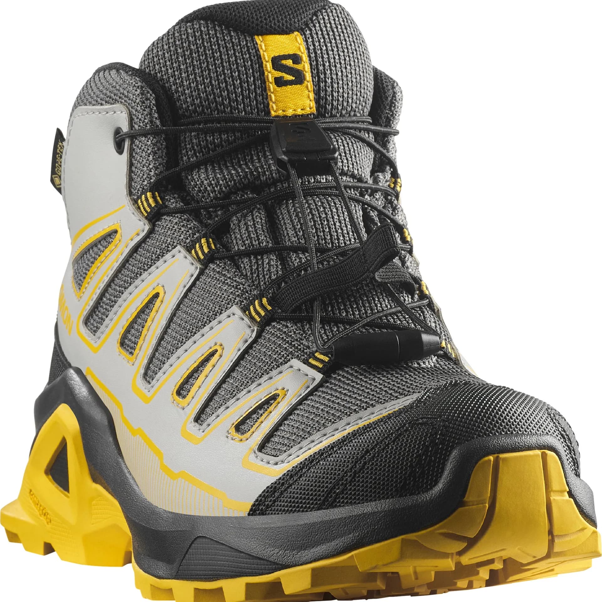 Детски Туристически Обувки Salomon X ULTRA MID GTX J Clrock/Black/Spi — снимка 2