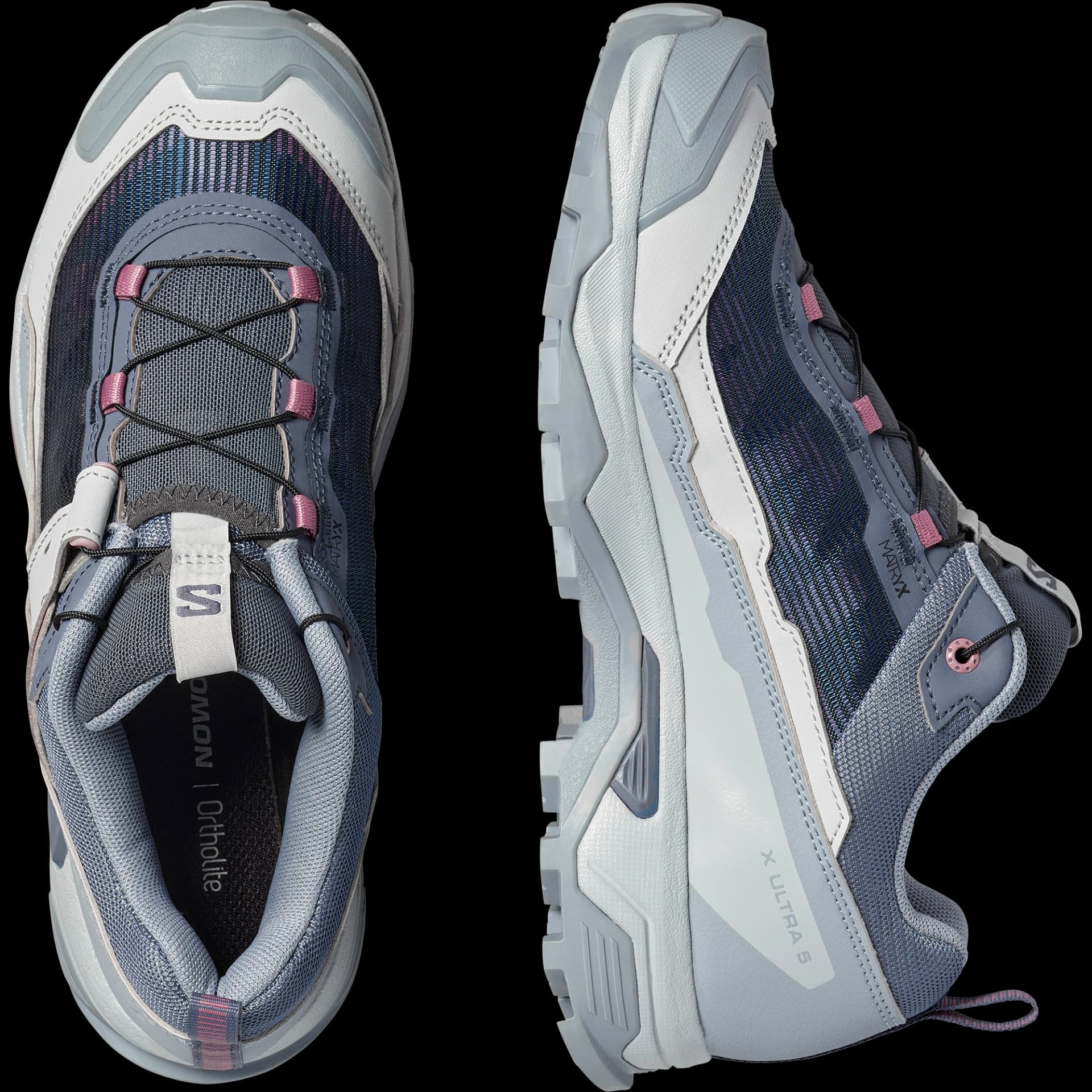 Дамски Туристически Обувки Salomon X ULTRA 5 W Grisai/Trdwinds/Dusk — снимка 4
