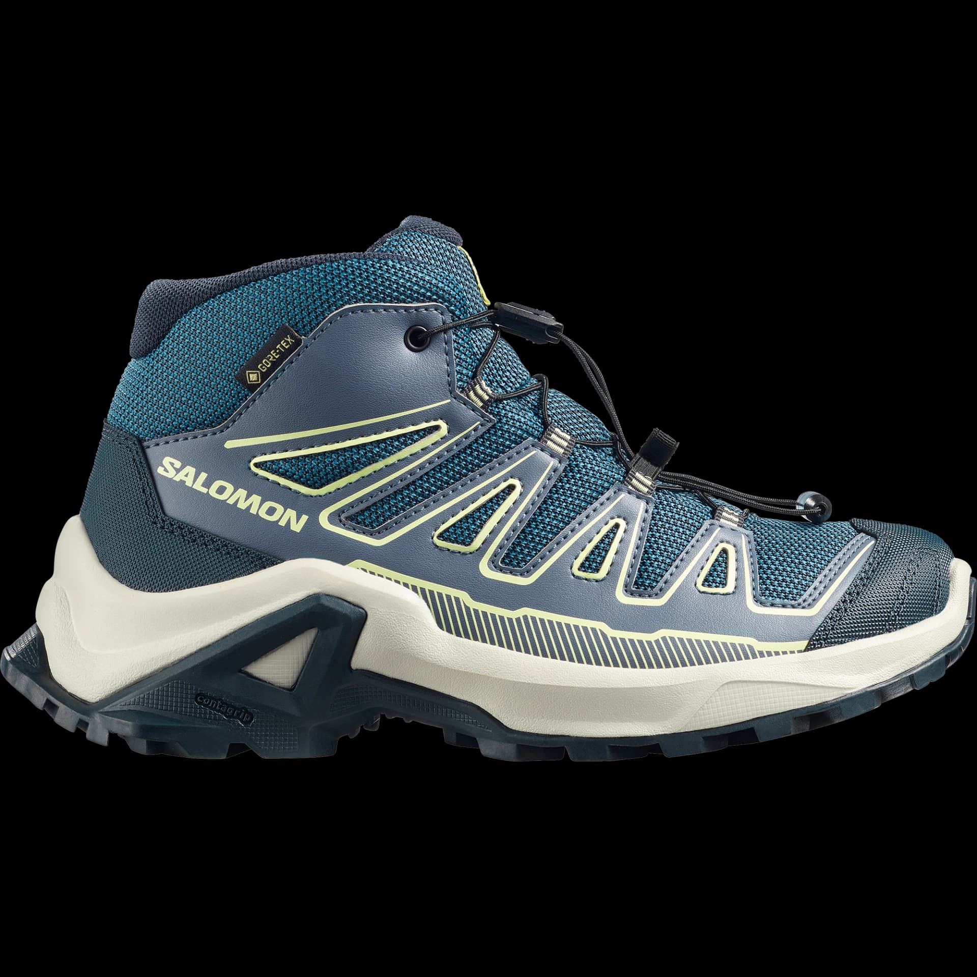 Детски Туристически Обувки Salomon X ULTRA MID GTX J Grisai/Spellb/Bu