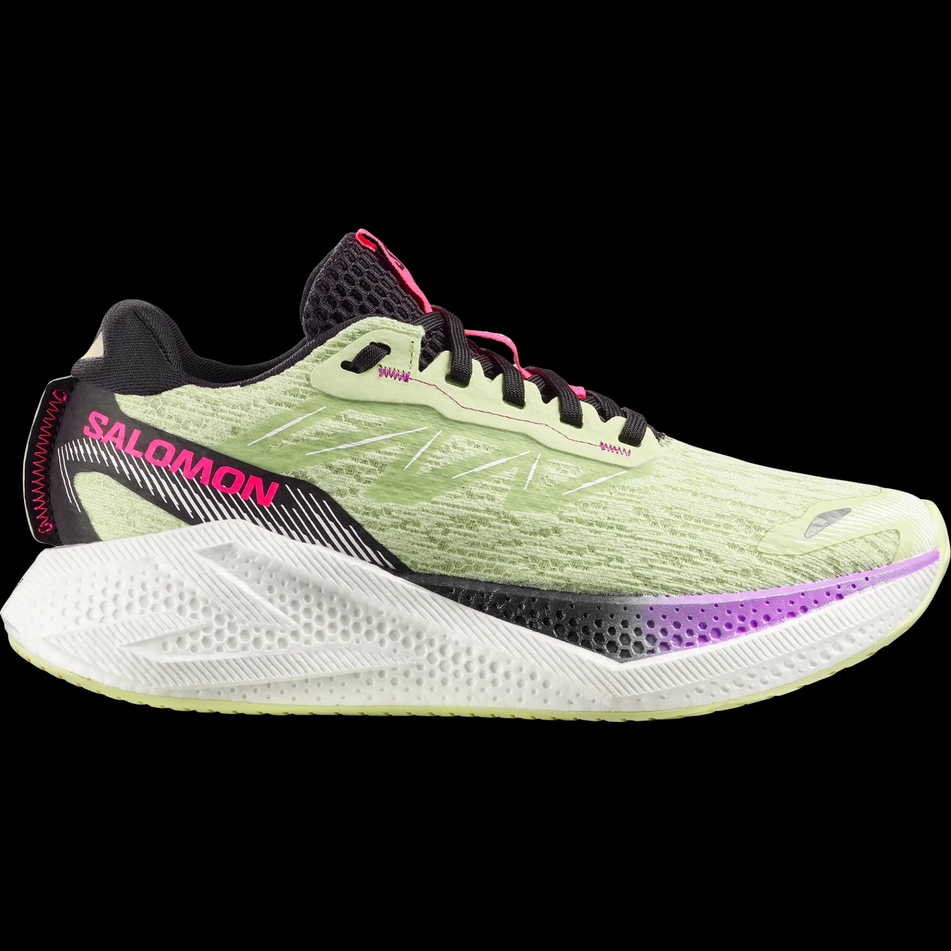 Дамски Обувки За Бягане Salomon AERO GLIDE 4 W Butrfly/Wht/Blk