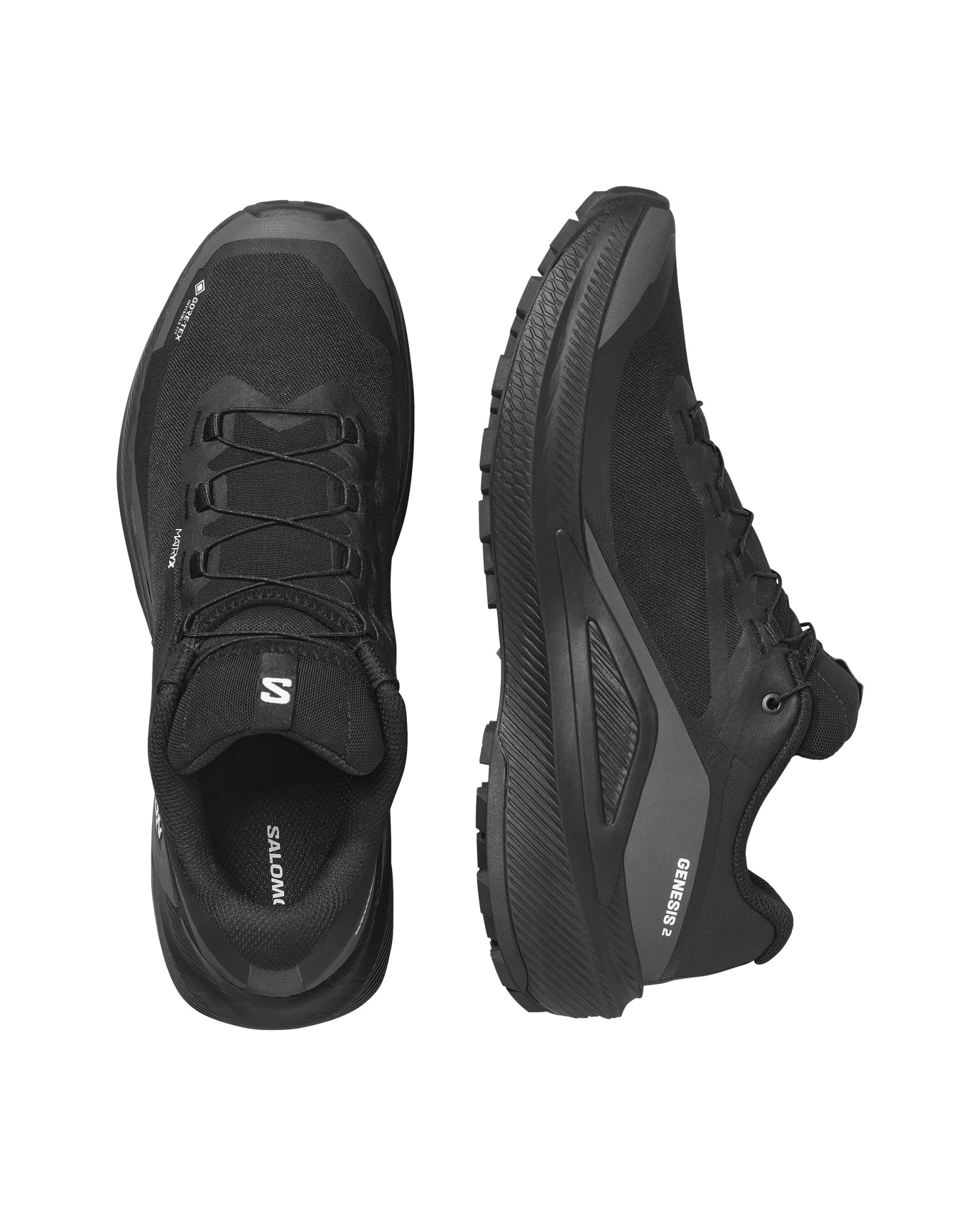 Обувки Salomon GENESIS 2 GTX Blk/Blk/White — снимка 3