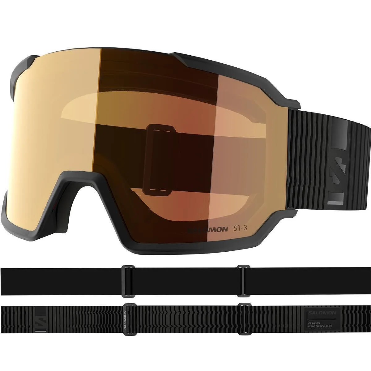 Унисекс Ски Сноуборд Маска Очила Salomon S/VIEW 3 PHOTO Blk/Red