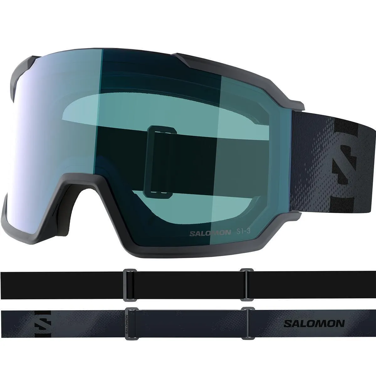Унисекс Ски Сноуборд Маска Очила Salomon S/VIEW 3 PHOTO Eby/Bl