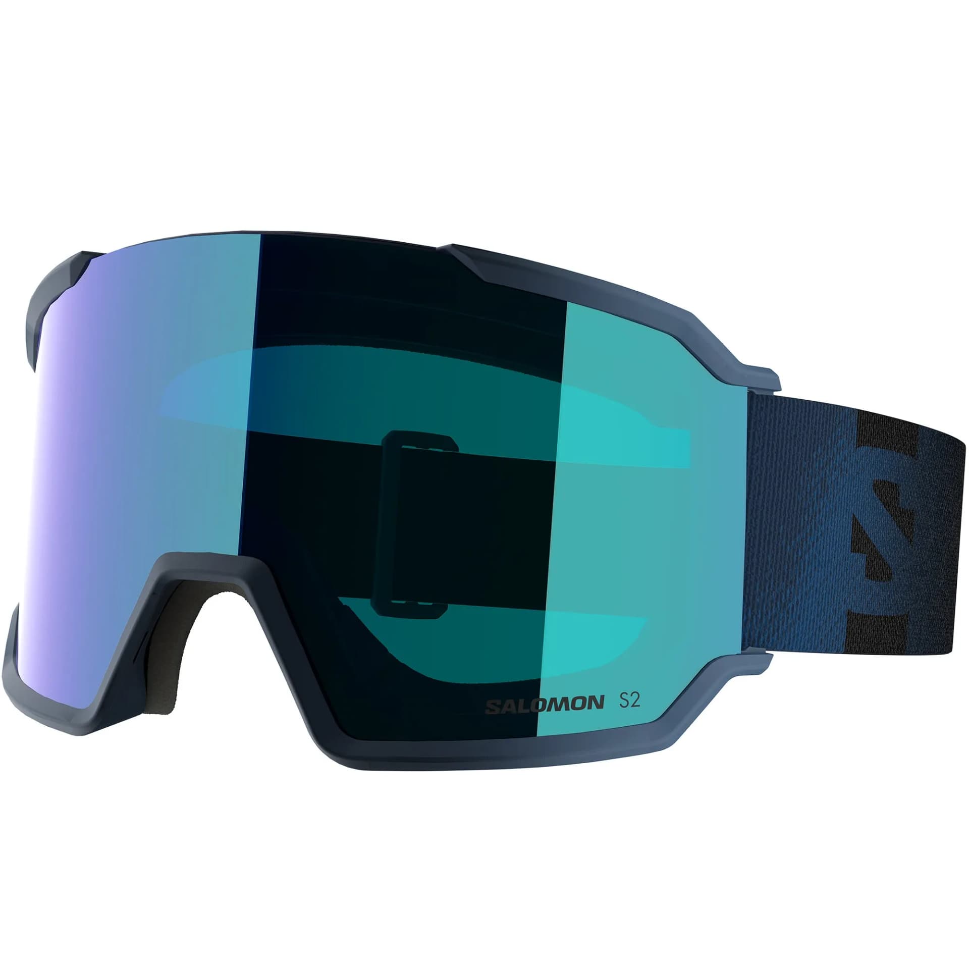 Унисекс Ски Сноуборд Маска Очила Salomon S/VIEW 3 Drs Bl/Mid Bl — снимка 2