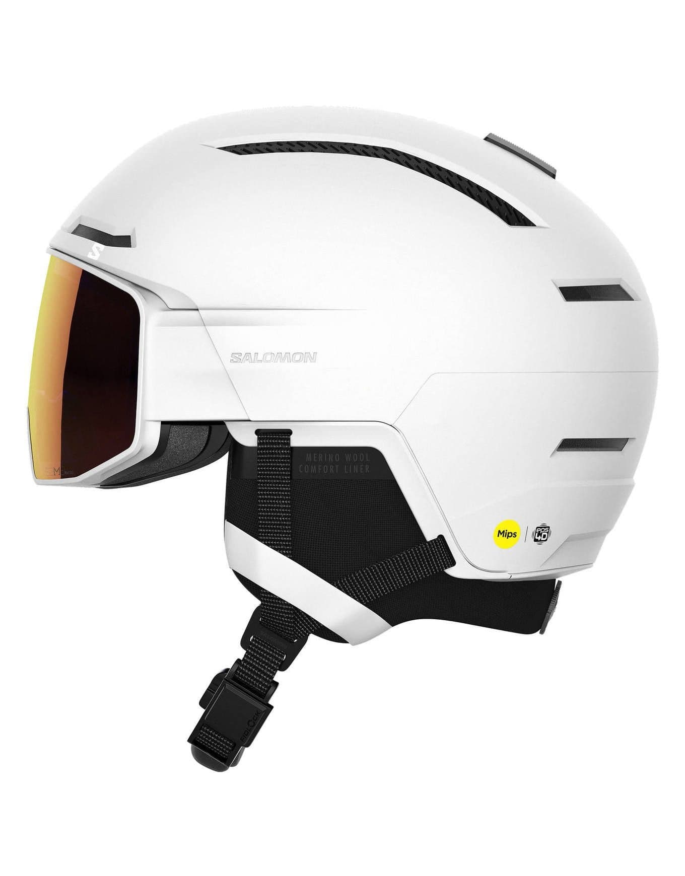 Унисекс Ски Сноуборд Каска с Очила Salomon DRIVER PRIME SIGPHOTO MIPS Whi — снимка 3