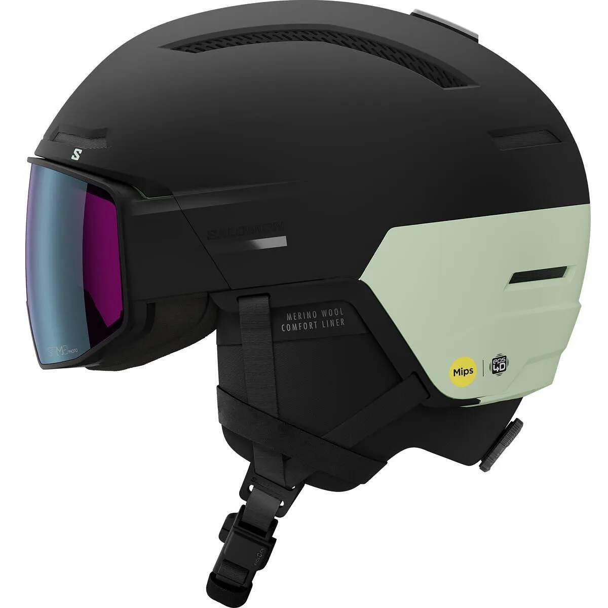 Унисекс Ски Сноуборд Каска с Очила Salomon DRIVER PRIME SIGPHOTO MIPS — снимка 4
