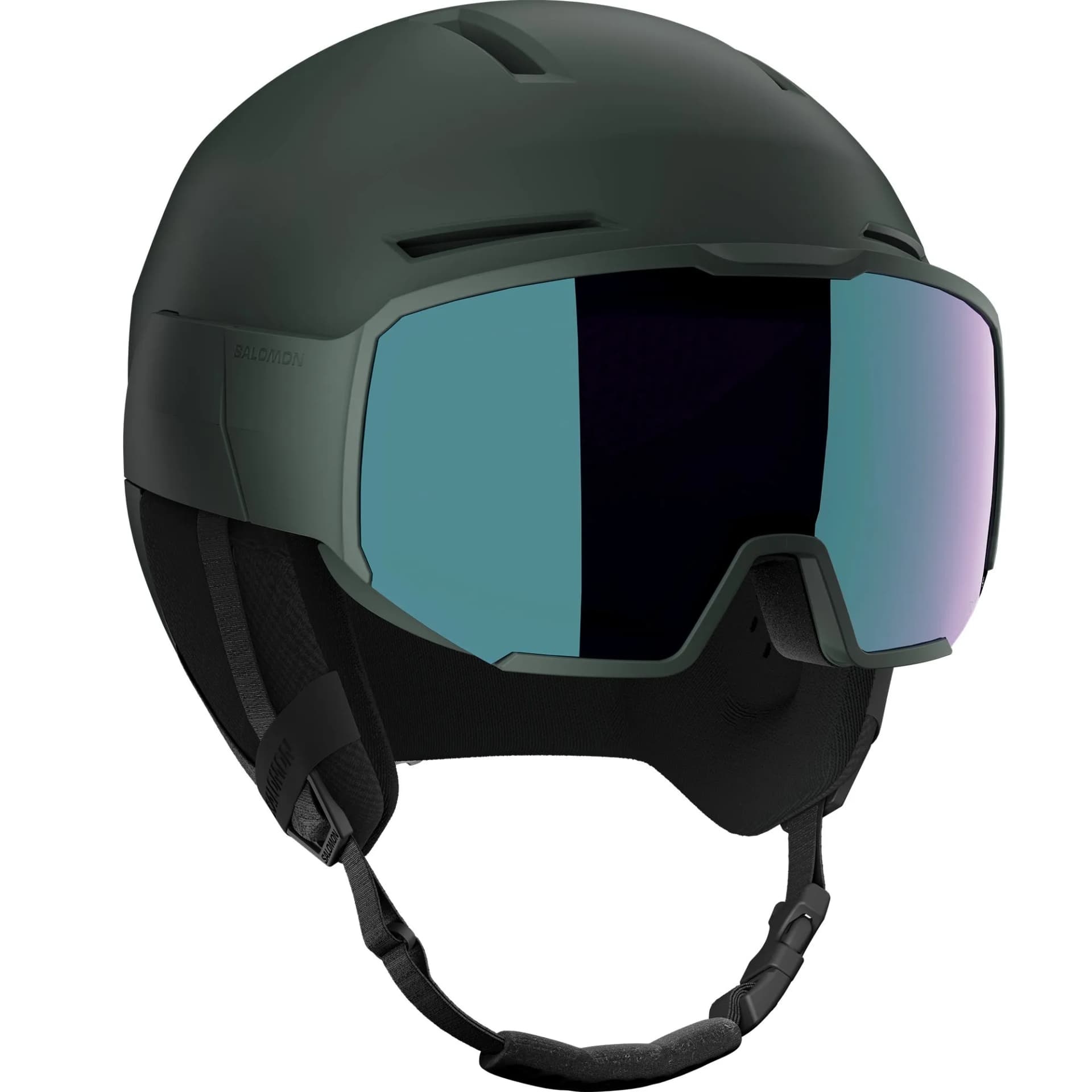 Унисекс Ски Сноуборд Каска с Очила Salomon OSMO SIGMA Green Gables — view 2