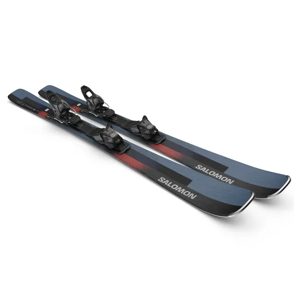 Ски Salomon E STANCE 80 Black/Coral/Ashley+ M11 GW L90 Bla — снимка 3