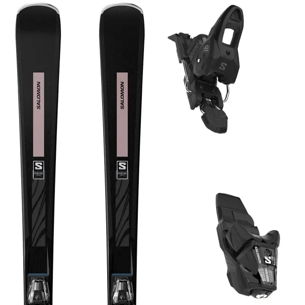 Дамски Ски Salomon S/MAX N°8 + M10 GW L80 Bk — снимка 7
