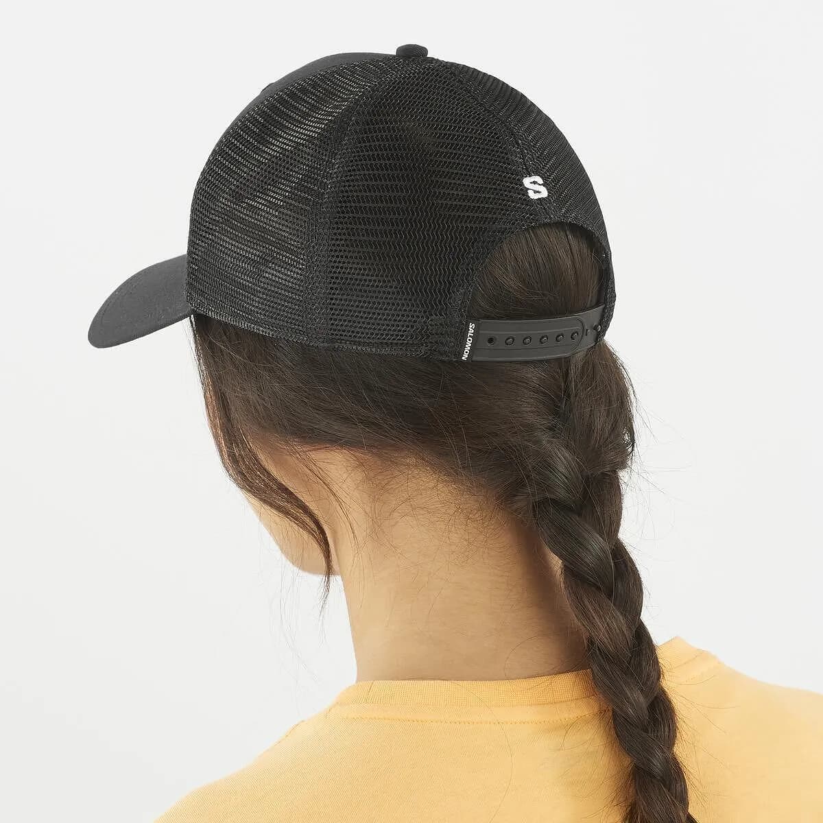 Лятна Шапка с Козирка Salomon TRUCKER U DEEP BLACK — view 3