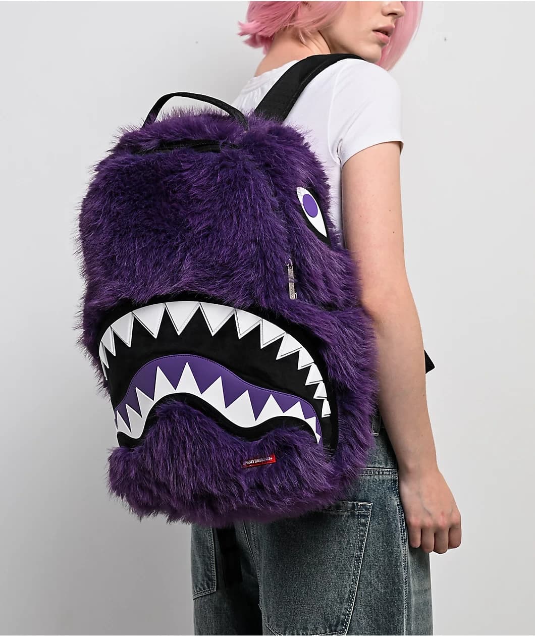 Раница SPRAYGROUND FUR CRAY PURP — снимка 4
