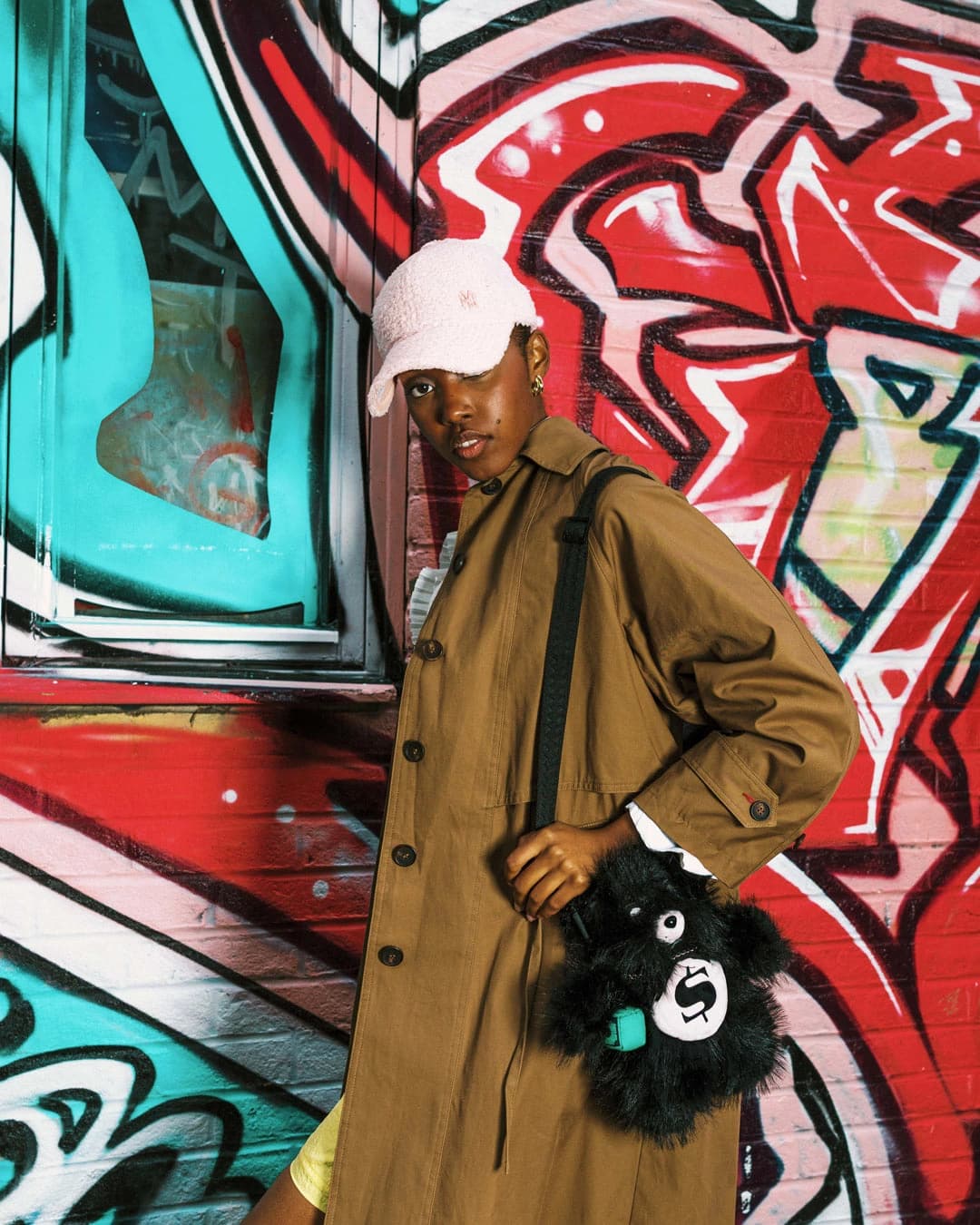 Чанта SPRAYGROUND FUR CRAY BLACK BEAR CUB — снимка 3