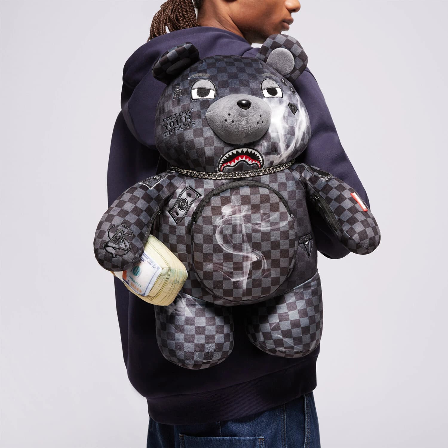 Раница SPRAYGROUND SIP N’ SMOKE MONEYBEAR — снимка 4