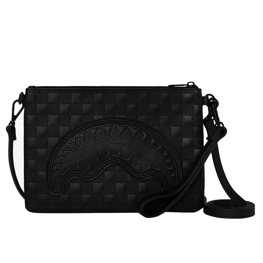 Чанта SPRAYGROUND RAISED CHECK CROSSOVER CLUTCH