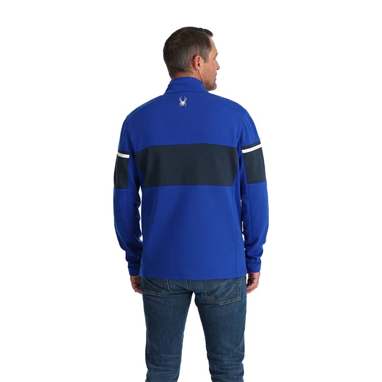 Мъжка блуза с цял цип Spyder M SPEED FLEECE JACKET ELECTRIC BLUE — снимка 2