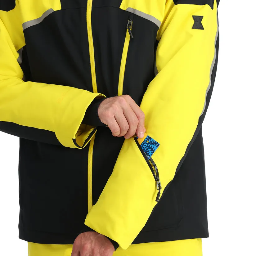 Мъжко Ски Яке Spyder LEADER JACKET ACID YELLOW 30K/20K — view 5