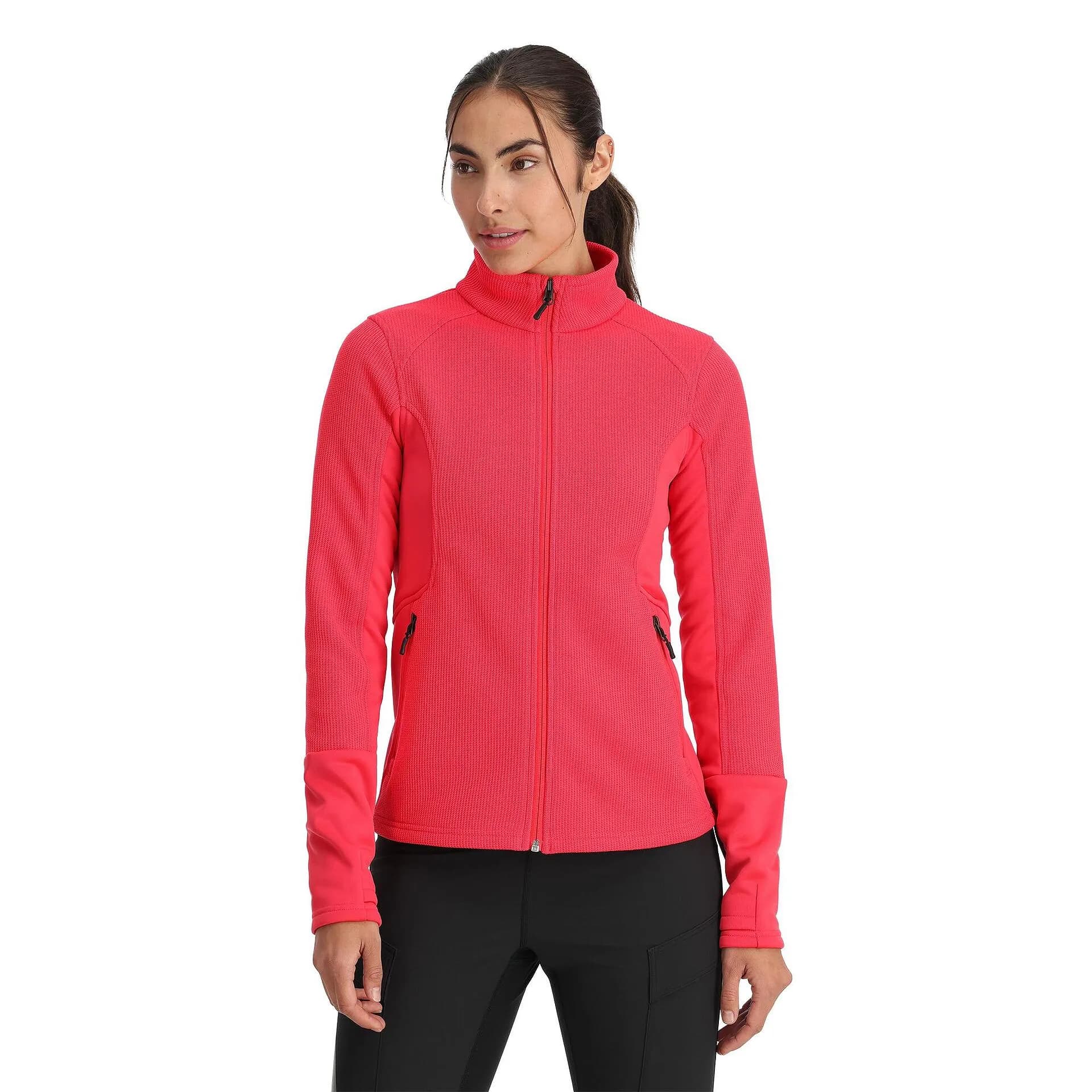 Дамска блуза с цял цип Spyder W BANDITA JACKET PRISM PINK