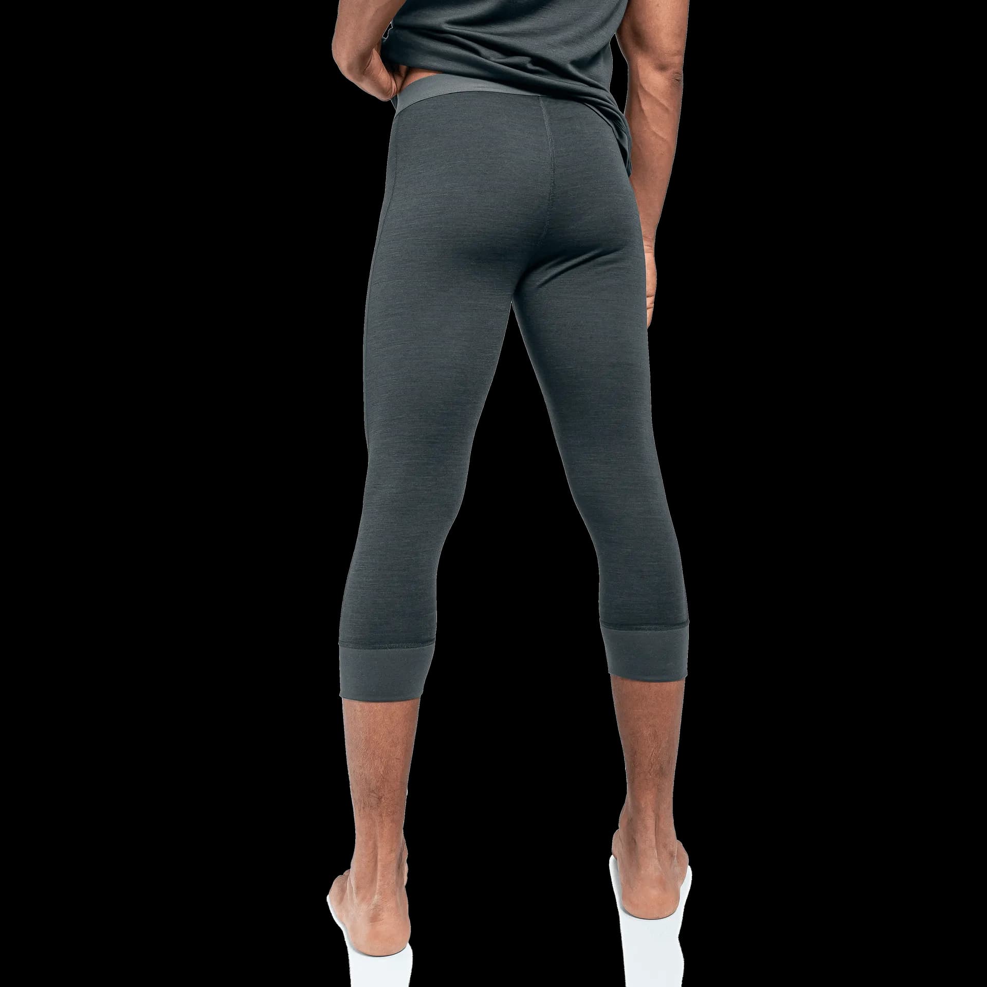 Мъжко Термобельо Клин SCHOFFEL Merino Sport Pants short pirate black — снимка 3
