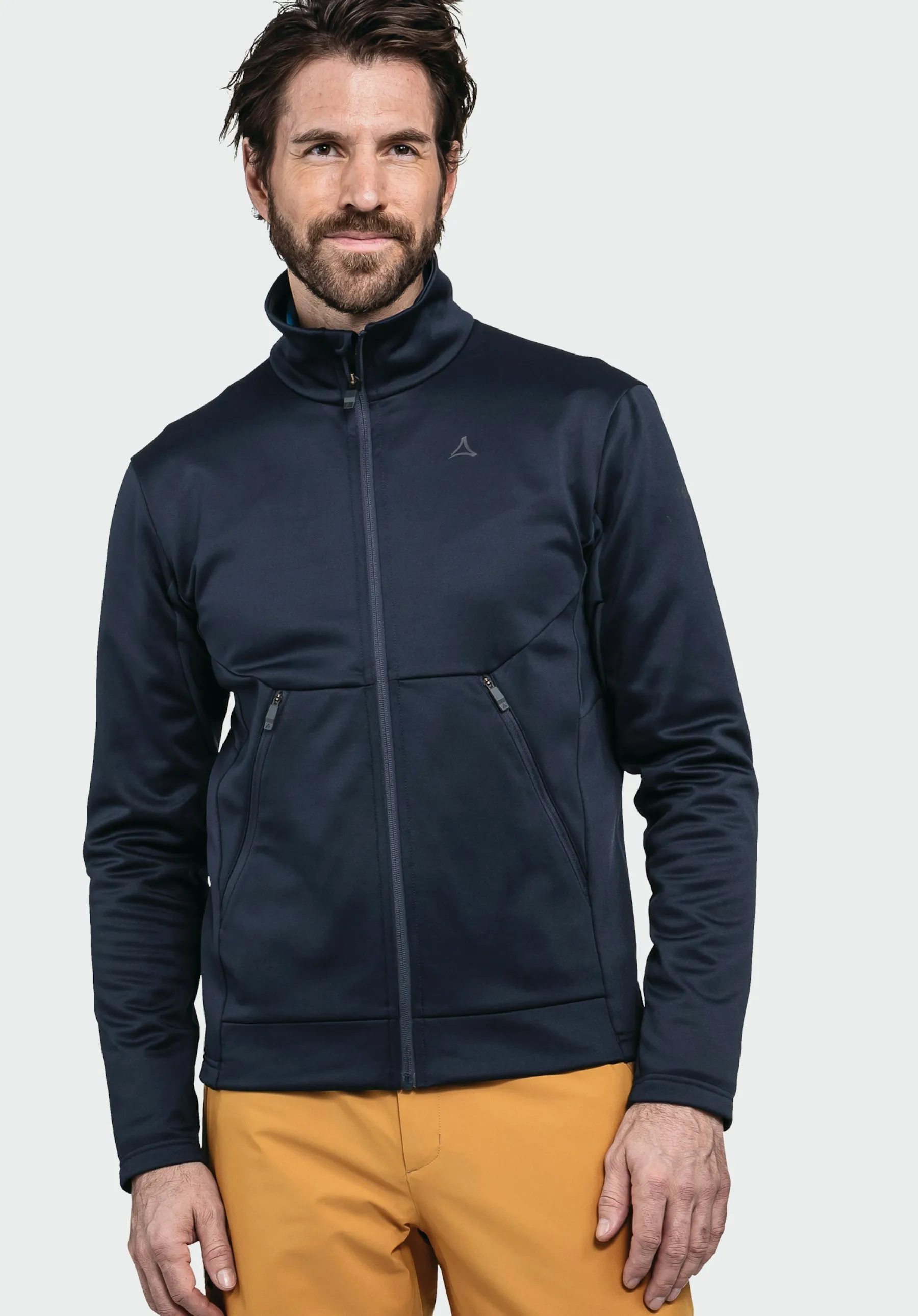 Мъжка блуза с цял цип SCHOFFEL Style Pontre navy blazer — снимка 3