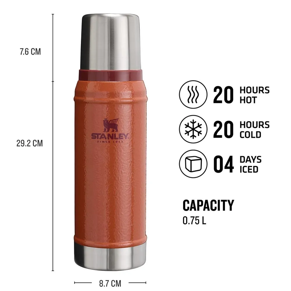 Термос STANLEY The Legendary Classic Bottle .75L / 25oz Hammertone Clay — снимка 3