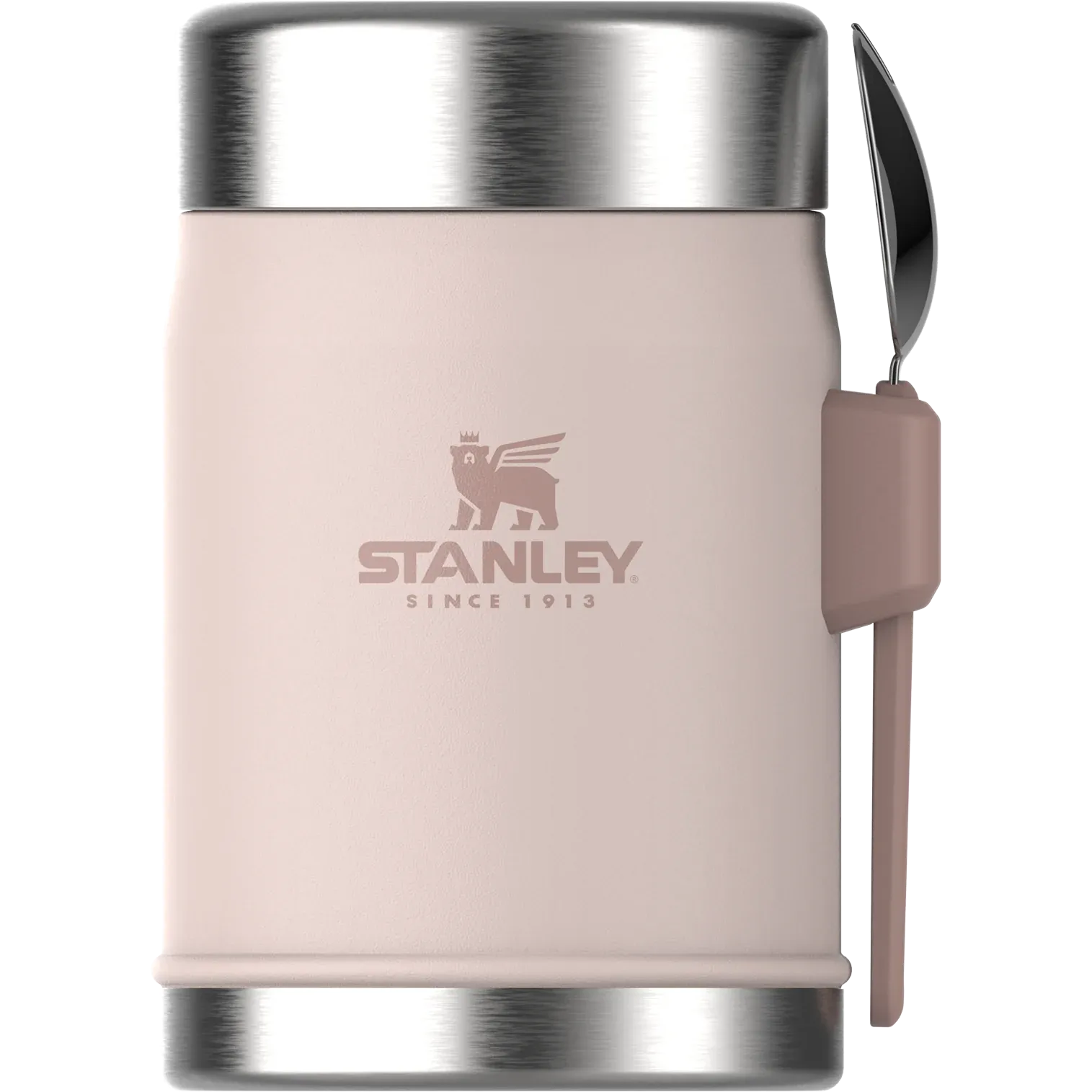 Термо Буркан за Храна STANLEY The Legendary Food Jar+Spork .4L / 14oz Rose Quartz