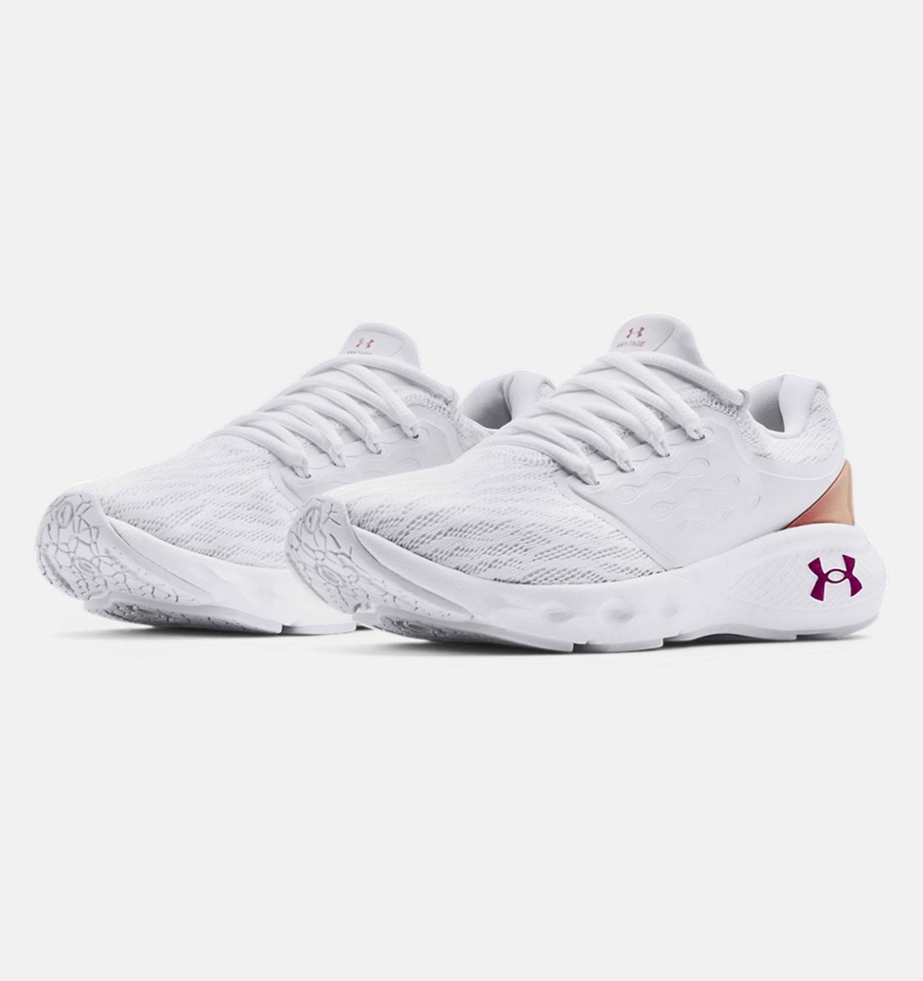 Дамски Обувки Under Armour W CHARGED VANTAGE CLRSHFT White — снимка 4