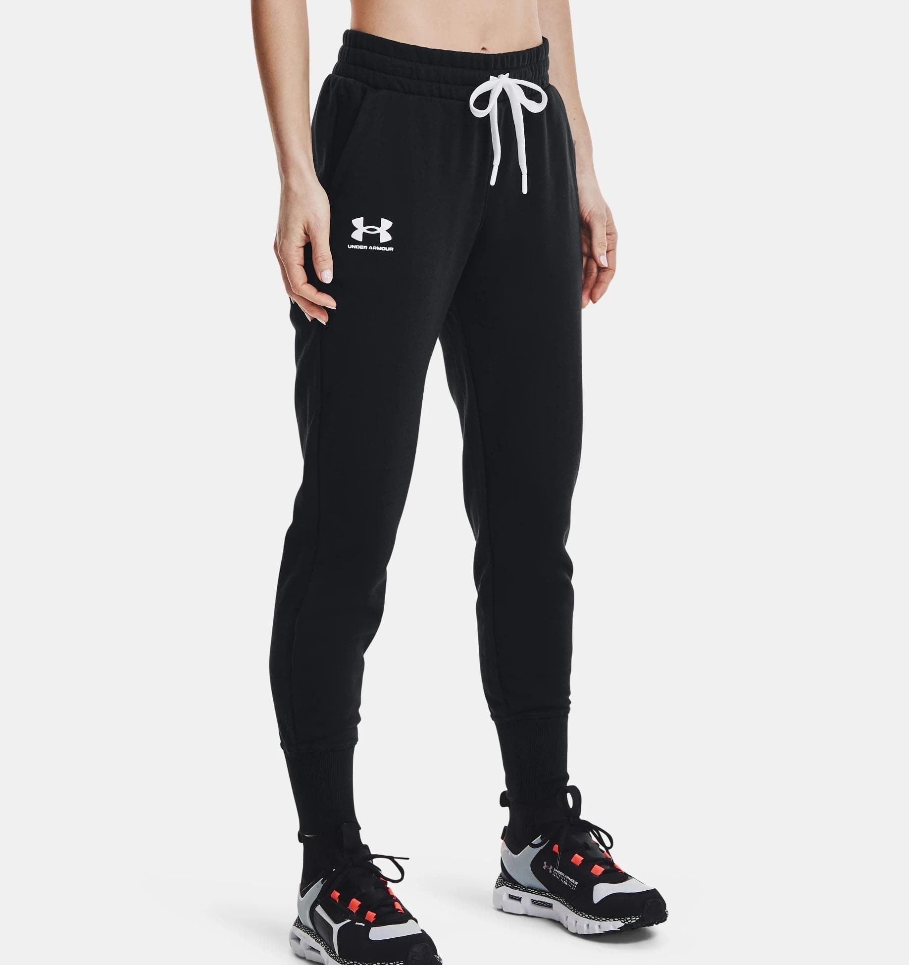 Дамско Долнище Анцуг Панталон Under Armour RIVAL FLEECE JOGGERS — снимка 4