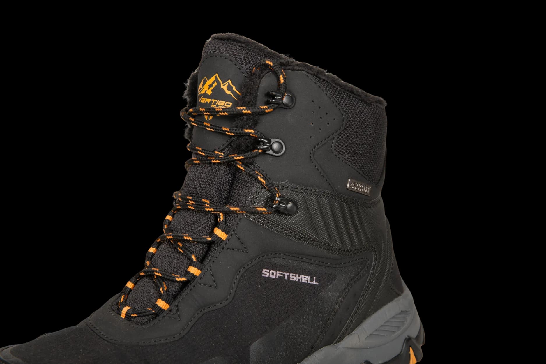 Мъжки Зимни Туристически Обувки VERTIGO ALPES CHANA BLACK — снимка 5