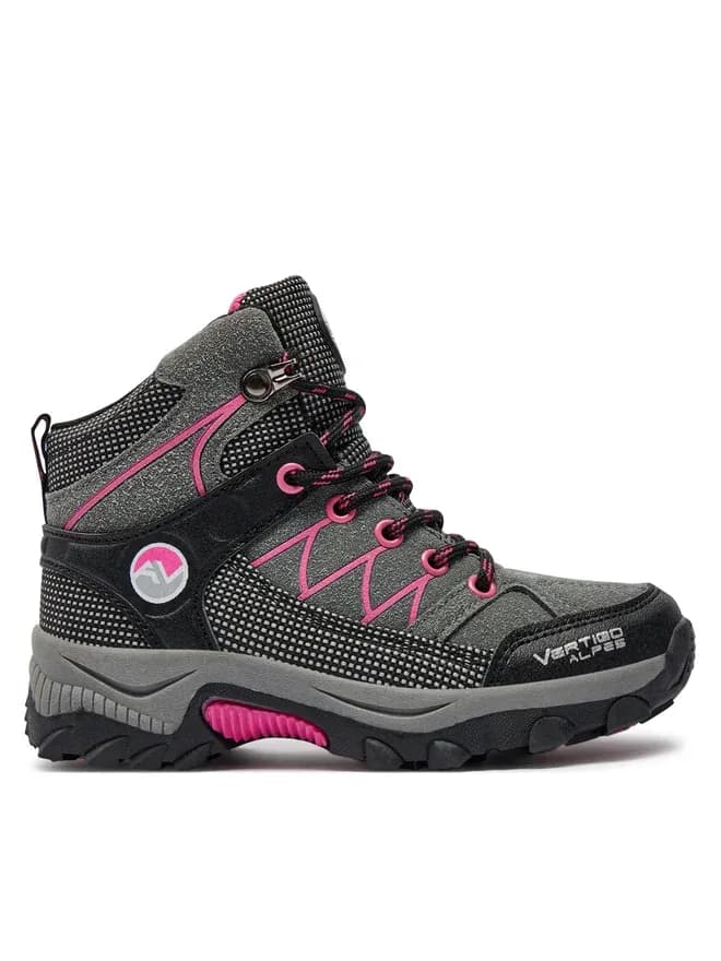 Детски Туристически Обувки VERTIGO ALPES MIWOA GRIS/FUSCHIA