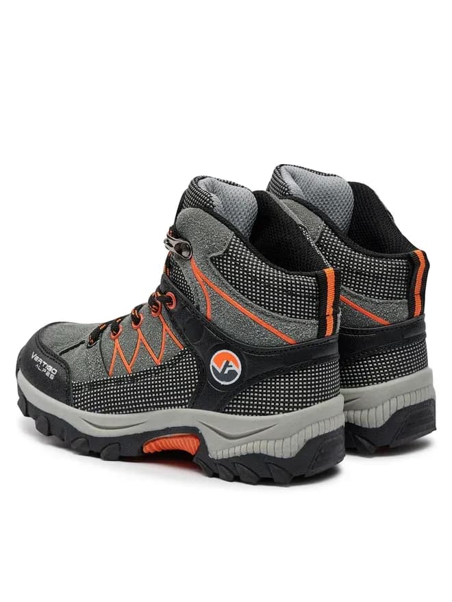 Детски Туристически Обувки VERTIGO ALPES MIWOA GRIS/ORANGE — снимка 3